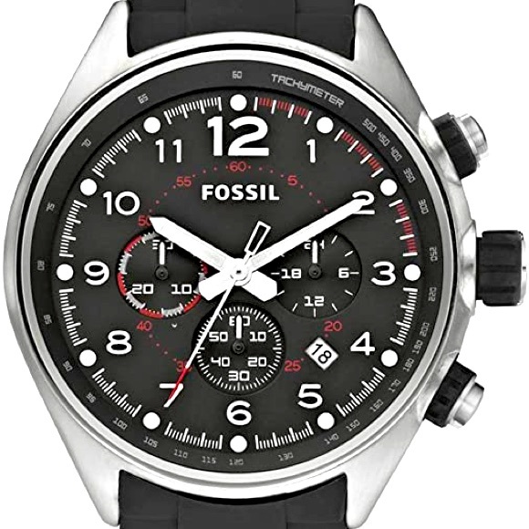 Fossil End of Season Flight Chronograph Grey Dial Men's Watch - Ch2697 - Picture 1 of 2